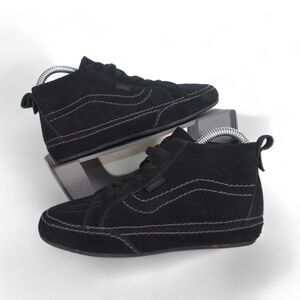 Vans Seahurst Mid Moc‎ Skate Shoes Black Suede Women's 5.5